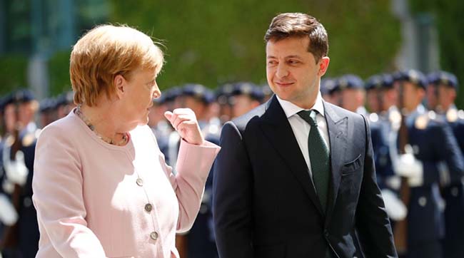 ​Ангела Меркель привітала відновлення «нормандського формату» під час зустрічі з Володимиром Зеленським