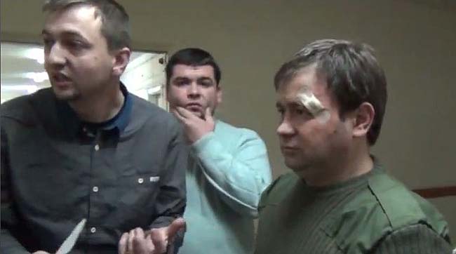 После нападения братков ГАИ на штрафплощадке по ул. Зодчих 1 журналист «Дорожного контроля» был госпитализирован