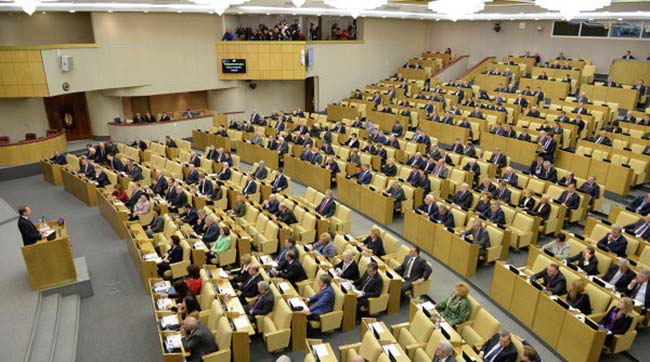 Госдума потребует отменить санкции в отношении парламентариев РФ