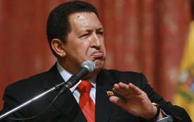 Уго Чавес назвал своего политического соперника свиньей