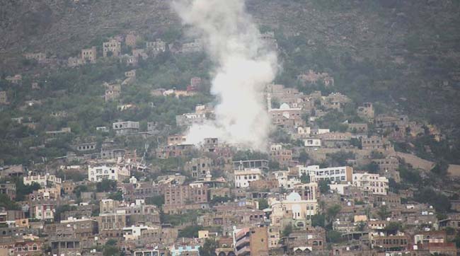 ​Арабська коаліція бомбить повстанців на півдні Ємену. Авіаудари нанесені по об'єктах хусітів у провінції Таїз