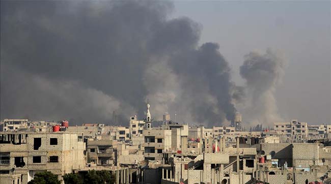 ​Сили режиму Асада завдають інтенсивних ударів по зоні деескалації в передмісті Дамаска