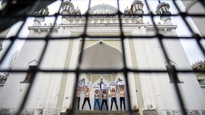 На активисток FEMEN завели уголовное дело в Ганновере