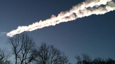 После взрыва метеорита над Уралом над Калифорнией появилось странное свечение