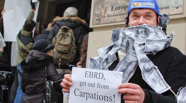 Українці рятують Карпати від ЄБРР