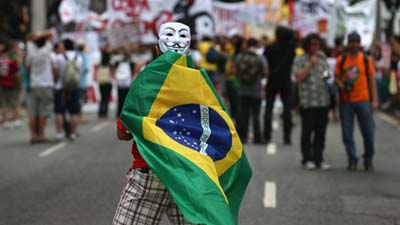 В Рио-де-Жанейро протестуют против финала Кубка конфедераций по футболу