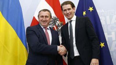 Андрій Дещиця зустрівся у Відні з Федеральним міністром закордонних справ Австрії Себастіаном Курцом