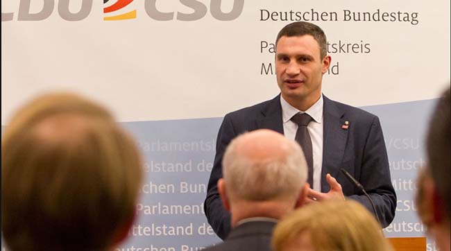 Кличко депутатам Бундестагу: проти Росії потрібні більш жорсткі і болючіші санкції