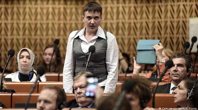 Виступ Надії Савченко в ПАРЄ зірвав шквал оплесків