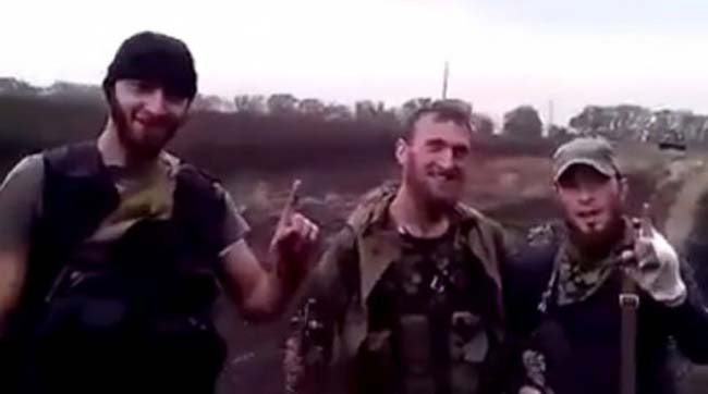 После отхода сил АТО, чеченцы расстреливали мирных жителей