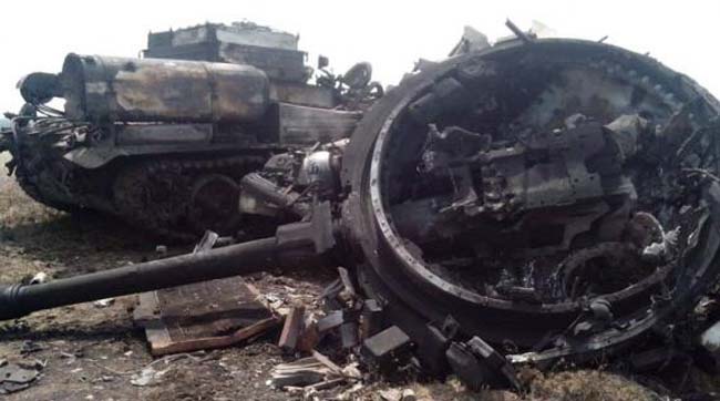 В зоні АТО українці розбили колону російської бронетехніки