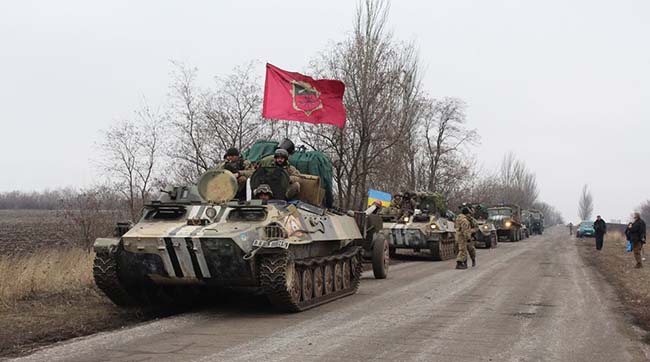 Українські військові почали відведення важкої артилерії згідно Мінських домовленостей