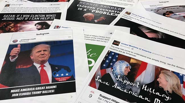 ​У звіті для Сенату США стверджується, що росія експлуатувала усі соціальні медіа для сприяння Трампу