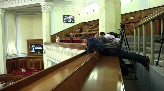 Кличко висловився проти встановлення скла між ложею преси і сесійною залою