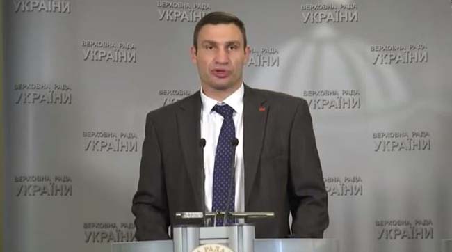 Віталій Кличко: «УДАР» не піде до Януковича на посиденьки