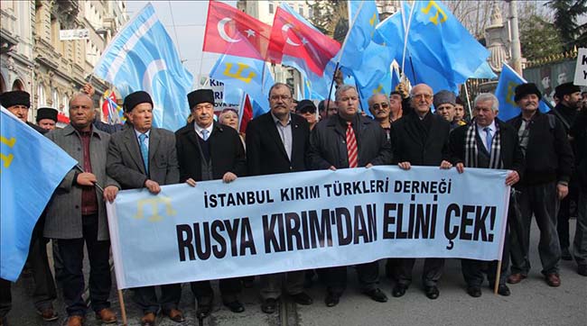 В Стамбуле протестовали против аннексии Крыма