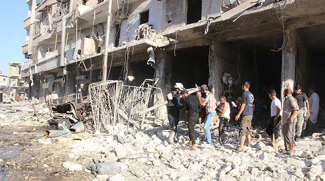 Після удару авіації режиму Асада по Алеппо загинули десятки мирних жителів