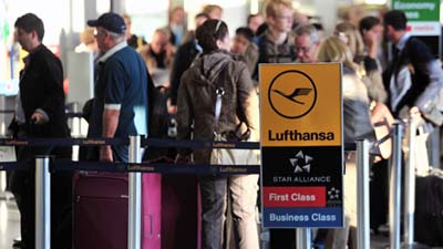 Из-за забастовки бортпроводников Lufthansa в пятницу отменят 1200 авиарейсов