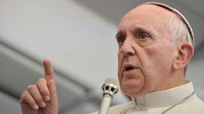 Папа Римский осудил применение химоружия в Сирии