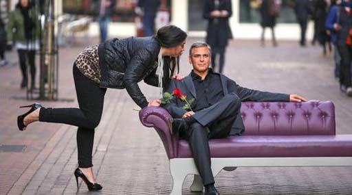 Восковой Джордж Клуни появился на улицах Лондона